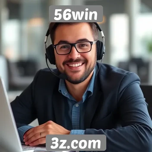 Funcionamento do suporte ao cliente no 56win